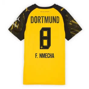 Borussia Dortmund Felix Nmecha #8 Primera Equipación Mujer 2025-26 Manga Corta